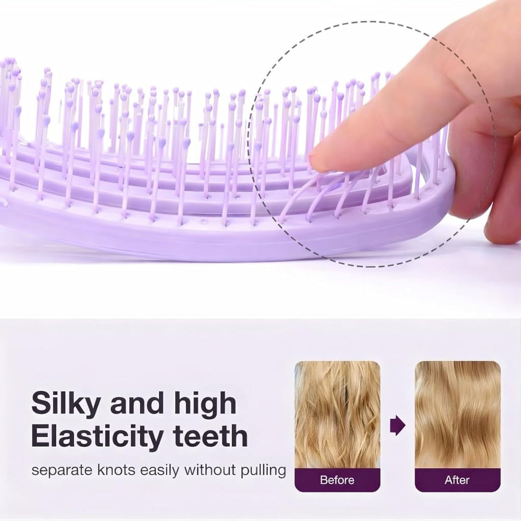 KnotZero Hair Brush Pack of 2