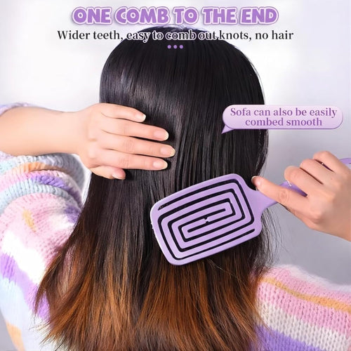 KnotZero Hair Brush Pack of 2