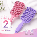 KnotZero Hair Brush Pack of 2
