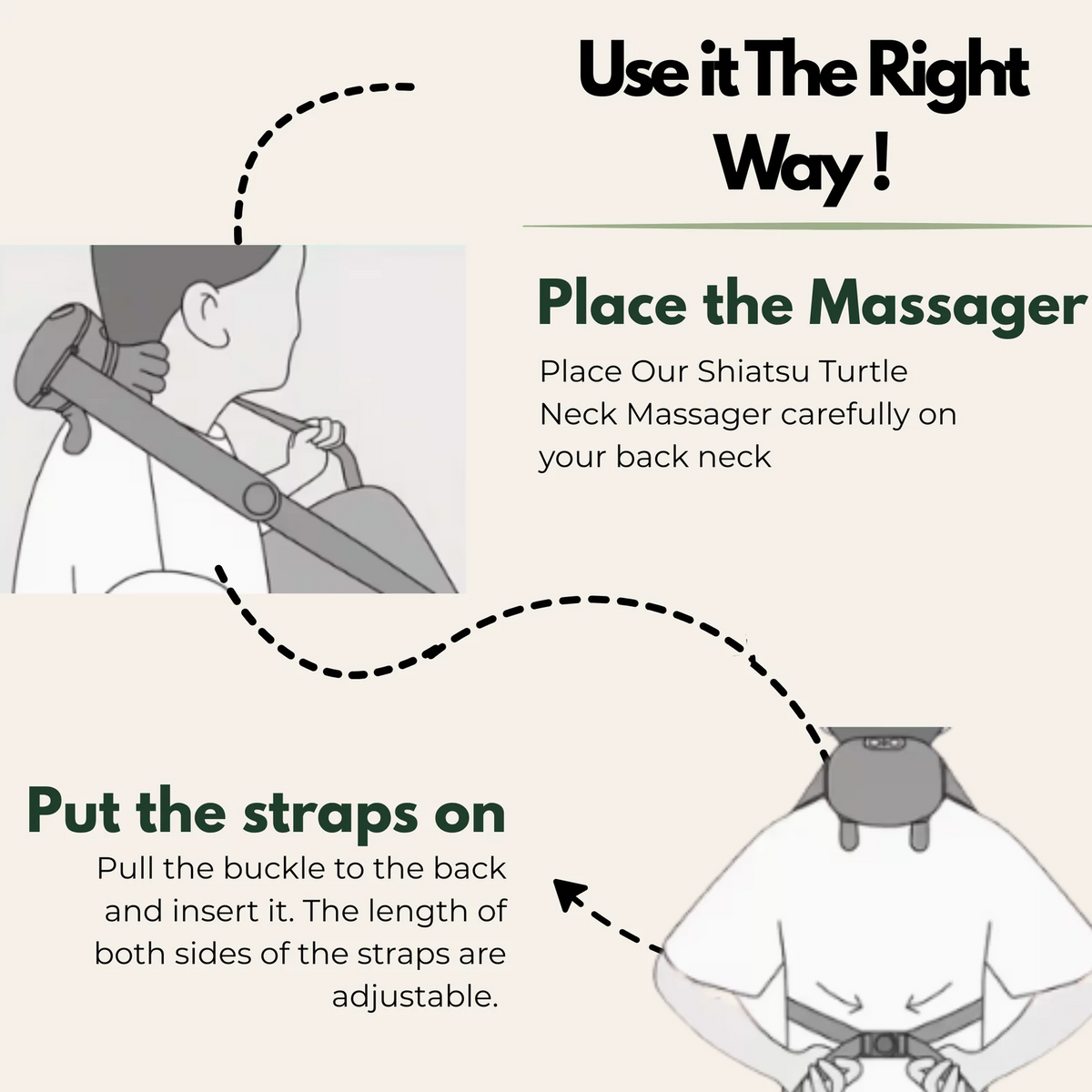 UNIQKE Turtle Neck Massager