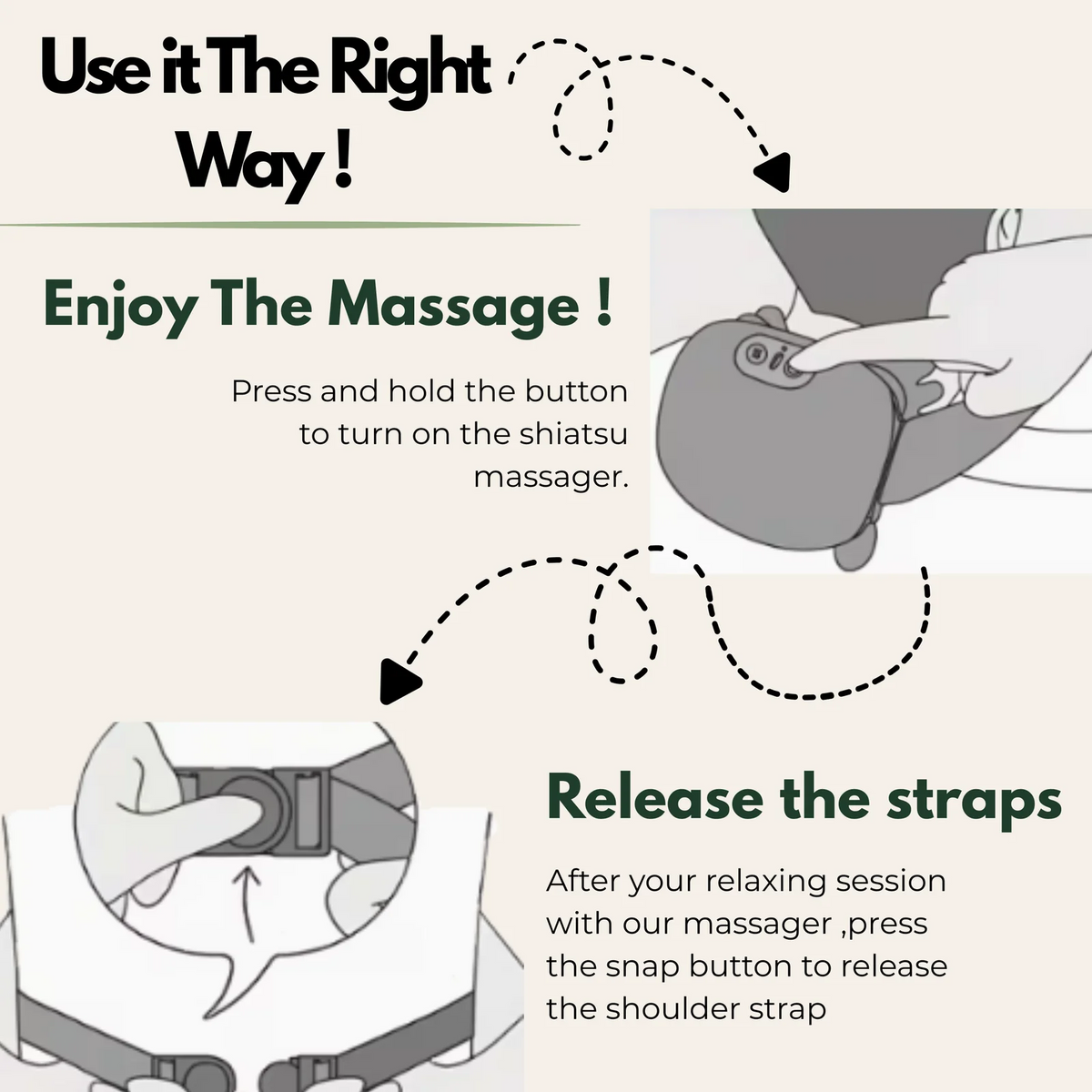 UNIQKE Turtle Neck Massager